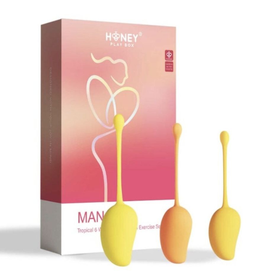 Mango - Juego de Ejercicios de Kegel con 6 Bolas lastradas Tropical