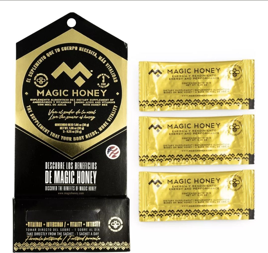 Miel Magica Honey Caja Con 3 Sachet